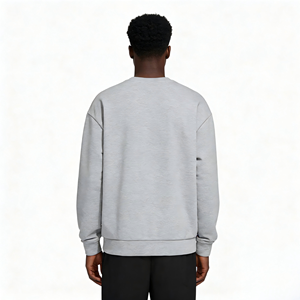 Sudadera con Capucha para Hombre, 100% Algodón, Corte Holgado, Color Liso, Logotipo Bordado, Sudadera con Capucha Lisa, Estilo Casual Urbano para Otoño - Product Image 2