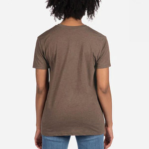 T-shirts pour femmes en tissu tri-mélange vert olive avec logo personnalisé BELLA+CANVAS Bella Canvas T-shirts unisexes en tissu tri-mélange - Product Image 2