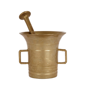 Finest Look Brass Mortar Pestle for Home Decor & Herb Crushing Garlic And Ginger Mortar & Pestle - Product Image 4