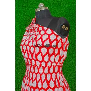 Vestido Midi Bodycon de un Solo Hombro Hecho a Mano, Túnica Femenina de Algodón con Estampado Elegante, Cómodo para Fiestas, Playa o Bodas, para Mujer - Product Image 3