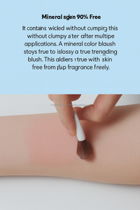 Blush in Polvere Naturale Morbido OEM Coreano per un Effetto Pelle di Vetro Luminosa - Product Image 2