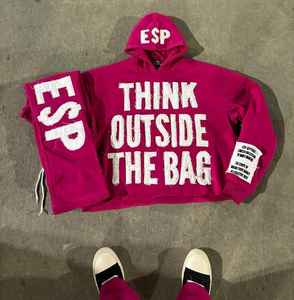 "เสื้อฮู้ดปักลายสำหรับผู้ชายประดับพลอยเทียม & ดีไซน์พิมพ์ลาย" - Product Image 5