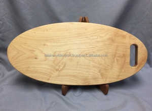 Planche à découper rectangulaire en bois antidérapante, emballage individuel - Product Image 6
