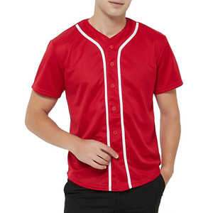 Suministro Directo de Fábrica, Camisetas de Béisbol de Secado Rápido, Última Moda, Nuevo Estilo, Camiseta de Béisbol Personalizada Hecha de Poliéster - Product Image 2