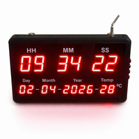 Thermo-hygromètre AT-Temp&Humi avec écran LED, contrôle intelligent par application, alarme haute température, construction en plastique et aluminium, IP52