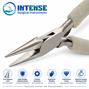Alicates Profesionales de Punta Redonda de Acero Inoxidable para Joyería, Herramienta para Doblar Alambre y Formar Lazos - Product Image 2