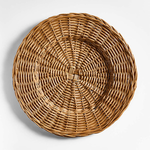 Cheap price charger plates for wedding parties top sale sustainable rattan weave chargers - Product Image 3