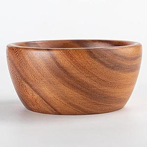 Hot Sale Eco Friendly <b>Wooden</b> Bowl <b>Set</b> <b>Food</b> Safe Acacia Wood Serving Bowl Custom Design <b>Wooden</b> Bowl for Kitchen Tabletop & Decor - Product Image 4
