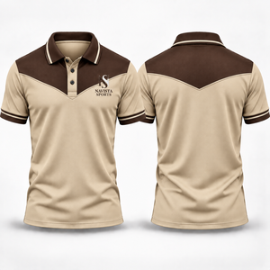 เสื้อเชิ้ตแขนสั้นผู้ชาย Navista Sports สีเขียวดำ ผ้าถักเนื้อแน่น ปักโลโก้ ระบายอากาศได้ดี ซับเหงื่อ ทรงปกติ - Product Image 6