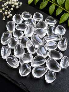 Piedra de Cuarzo Transparente Natural de Primera Calidad, Pulida, Cristal Curativo Maestro para Amplificar la Energía y la Claridad Mental - Product Image 1