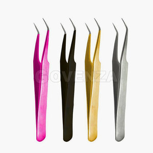 Professional High Quality Stainless Steel Eyelash Extension Tweezers Tip Volume Lash Precision Grip Durable <b>Tool</b> - Product Image 6