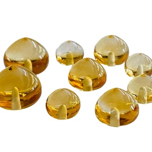 คริสตัลอัญมณีสีเหลืองสีเหลืองแร่ซิทรีนจากธรรมชาติรูปทรงหอมอัญมณีสีเหลืองบำบัด - Product Image 1