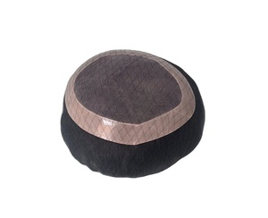 Human Hair Mono Base Toupee Bonnet <b>Wig</b> for <b>Men</b> with Bangladesh Hair Patches and Taz Hair - Product Image 1
