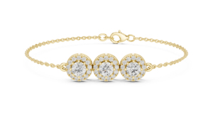 Pulsera de Lujo con Diamante Cultivado en Laboratorio, Chapada en Oro Blanco de 14k, Regalo de Boda para Mujer - Product Image 6