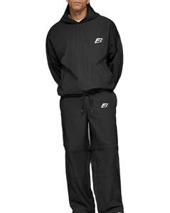 ชุดเซ็ตเสื้อฮู้ดและกางเกงแทรคสูทผู้ชายขายส่ง รับผลิตตามแบบ OEM น้ำหนักเบา ผู้ผลิตจากสหรัฐอเมริกา เสื้อผ้าสตรีทแวร์ Y2K ลำลอง - Product Image 1