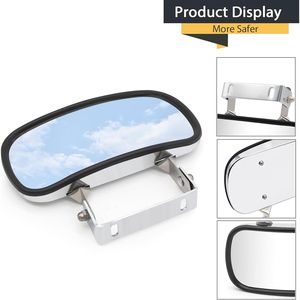 Specchio Convesso in Acciaio Inox 8 x 4 Pollici, Design Rettangolare per Molteplici Scenari, Migliora la Visibilità di Trattori, Barche, Auto - Product Image 3
