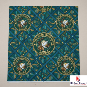Nigeria Twill Rib African Wax Print Cotton Fabric For Fashion Bags OEM ODM Customized Textile Manufacturing Supplier - Product Image 2