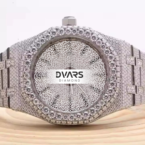 Luxury Camouflage Round Quartz Movement Alloy 48mm Dial 20mm Band Black White Grey Two Tone Watch - Product Image 5