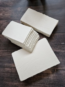 Feuilles de coton de qualité supérieure à bords frangés pour papier de luxe, formats A4, pour invitations et correspondances artistiques, bords déchirés - Product Image 1