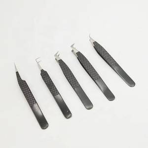 ชุดแหนบต่อขนตา Morje Surgical Precision สแตนเลสสตีล ขนาด 10 มม. พร้อมด้ามจับที่มั่นคง ปลายเรียบเนียน สำหรับอุปกรณ์ต่อขนตา - Product Image 2