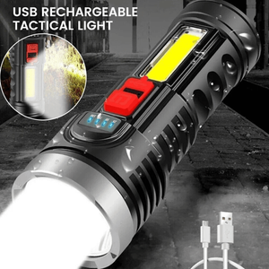 Torcia LED Ricaricabile USB per Campeggio con 4 Modalità per Escursionismo e Lavoro, Prodotto TK/TMEU con Ritiro Autonomo - Product Image 6
