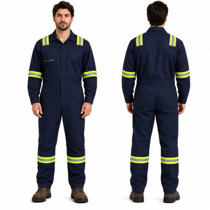 Combinaison de travail matelassée en coton imperméable, uniforme de sécurité, poches personnalisées, logo personnalisé, détection des aiguilles, haute qualité, personnalisable - Product Image 1