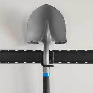 Metal Single Hook <b>Rail</b> Heavy Duty <b>Wall</b> Mount Hook <b>Rail</b> System Steel Storage Hook for Tools Shovel Rake Holder GAPGAR011 - Product Image 2