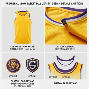 เสื้อบาสเก็ตบอลชาย Lakers James 23 แบบสั่งทำพิเศษ พร้อมชื่อทีม แห้งเร็ว 100% โพลีเอสเตอร์ สีเหลืองม่วง แบบซับลิเมชั่น - Product Image 6