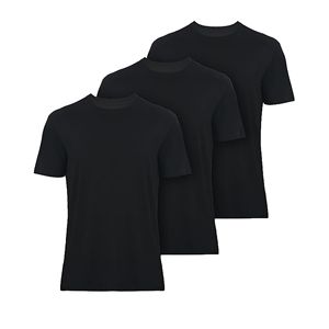 Set Premium di 3 Magliette Intime da Uomo in Bambù con Collo Rotondo, Comode T-Shirt per Uso Quotidiano - Product Image 1