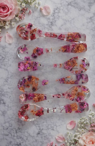 Juego de Cuchara y Tenedor de Resina Hechos a Mano de la Colección Prestige, Vajilla Elegante para el Hogar y Restaurantes, para Bodas - Product Image 4