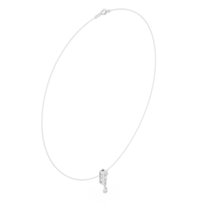 Collar de Diamantes en Oro, Corte Baguette Minimalista, para Uso Diario y Profesional, con Certificación IGI - Product Image 2