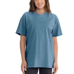 Camisetas de Algodón para Hombre, Corte Regular, Algodón Peinado de Alto Gramaje, Camiseta de Polialgodón - Product Image 1