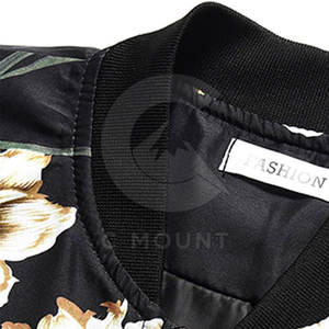 Chaqueta Casual Estampada, Ligera y Moderna, con Cierre, Cortavientos, Estilo Urbano para Actividades al Aire Libre - Product Image 4