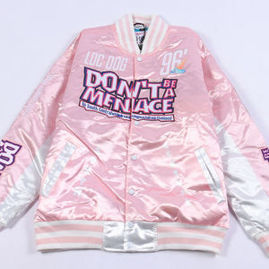 Chaqueta Varsity extragrande con cuello en V, estampado sublimado en toda la prenda, hombros caídos, tallas XXS-9XL, para hombre. - Product Image 1