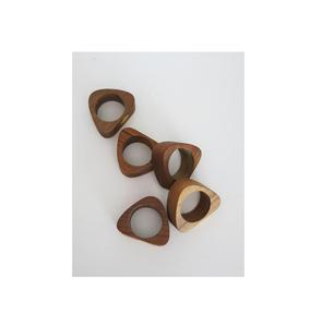 New Arrival Wooden Napkin Rings For Weddings Dinner <b>Festive</b> Occasion Customized Stylish Napkin Loops For Table <b>Top</b> Accessories - Product Image 2
