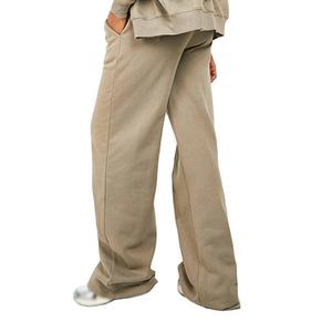 Último estilo de alta calidad para mujer, chándal informal transpirable de talla grande para mujer, chándal con logotipo bordado de lana sólida 2026 - Product Image 5