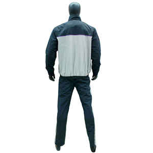 Conjunto Deportivo Transpirable para Hombre, Manga Larga, Bloques de Color, Cierre de Cremallera, Cuello Alto, Ropa de Otoño, Corte Regular - Product Image 5