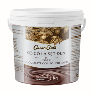Pasta de Chocolate Negro Compuesto con Cacao para Uso en Repostería, Ingredientes HALAL, Precio al por Mayor OEM/ODM, Envío Directo Global - Product Image 1