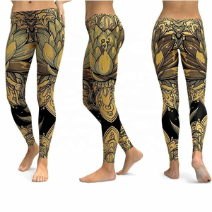 Custom Wholesale Rate ODM Gym Workout Leggings High Quality Fitness Training Yoga Sport <b>Tights</b> Breathable Anti-Bacterial Waist - Product Image 5