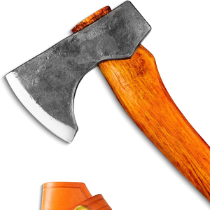Damascus Steel Outdoor Survival <b>Axe</b> Handmade <b>Wooden</b> Handle Bushcraft Camping Hunting Chopping Hatchet Premium - Product Image 3