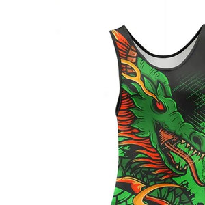 Nouveauté : Maillots de lutte personnalisés pour hommes, sublimation, fabricant, haute qualité, super doux, élastiques, ne transparentent pas, OEM - Product Image 4