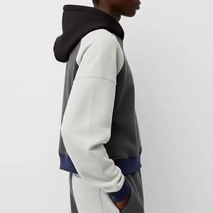 Sudadera Corta con Capucha Transpirable para Mujer, Sudadera con Cierre, 100% Algodón Ecológico, Ropa Urbana - Product Image 3