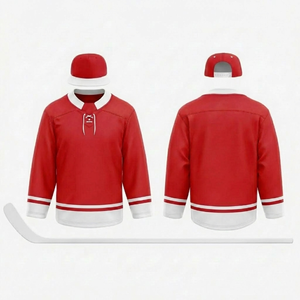 Venta al por Mayor de Camisetas de Hockey Juveniles Personalizadas Baratas, Diseño de Bordado por Sublimación, Cualquier Logotipo, Uniforme de Hockey para Local y Visitante - Product Image 2