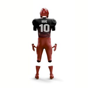 New Arrival Printed Sports Wear Solid Color American Football Uniform Quick Dry Breathable Custom Made Team Wear 100% Polyester - Product Image 6