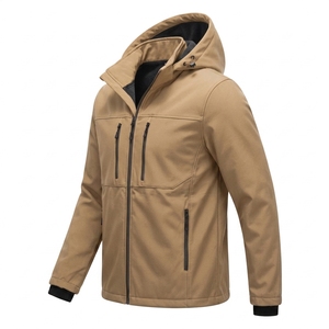 Veste à capuche zippée pour homme avec col montant et poches pratiques - Product Image 4