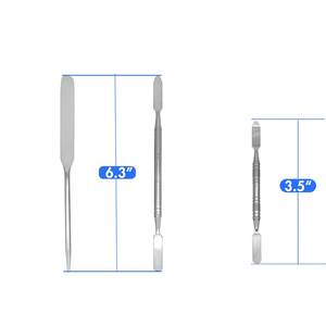 High Quality Cosmetic Spatula German Stainless Steel Single End Polished Finish Makeup Tools A+ Grade - Product Image 2