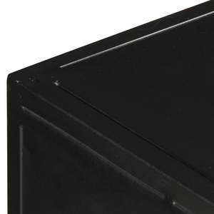 ตู้วางทีวีขนาดกลาง ไม้มะม่วงสีดำและสีน้ำตาล หน้าบานเหล็ก MDF - Product Image 4