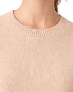 Pull sans manches en maille beige personnalisé pour femme – Gilet décontracté léger et doux à col rond pour l'été – Haut élégant et tendance - Product Image 5