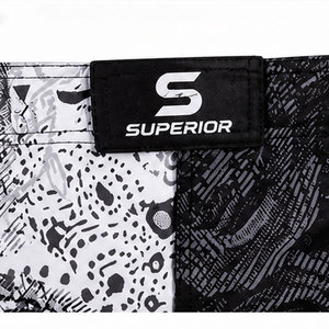 Pantalones Cortos de MMA para Hombre de Alta Calidad, Personalizables, Cintura Elástica Media, Color Sólido, Ecológicos, de Secado Rápido, Transpirables, Ajuste Holgado, OEM - Product Image 6
