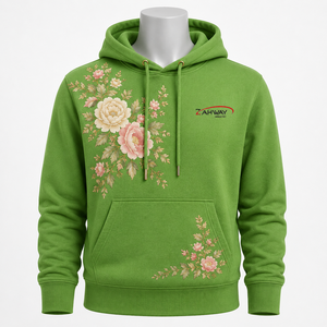 Sweat à capuche brodé pour homme de qualité supérieure, avec tissu doux, coupe confortable, coutures durables et design élégant pour un usage quotidien décontracté - Product Image 1